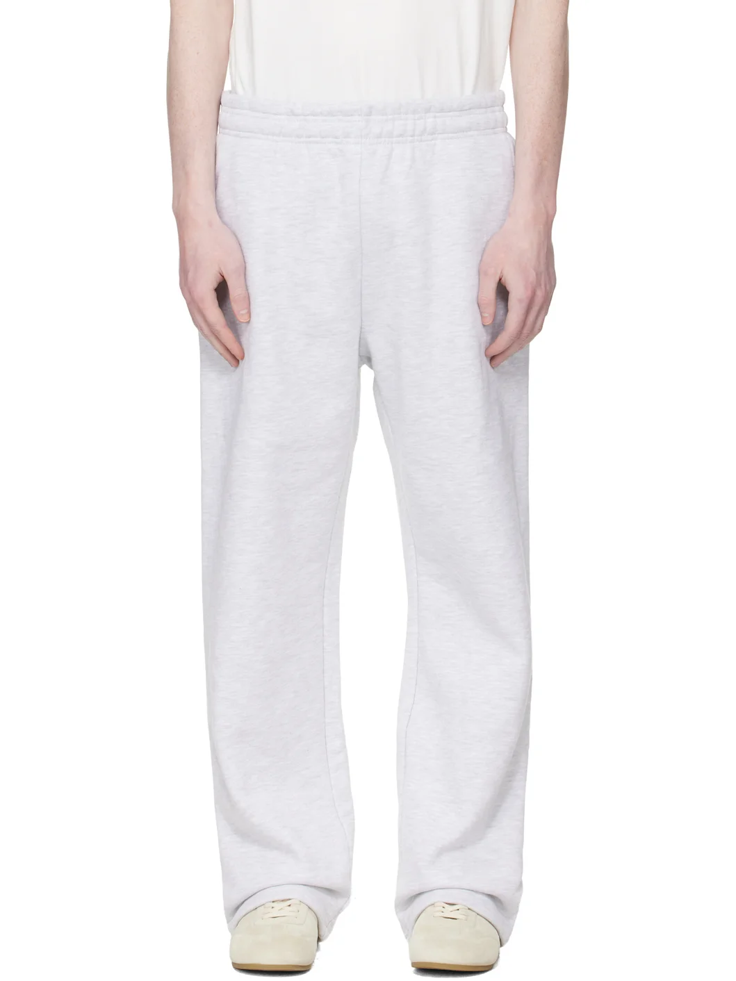Gray Straight Leg Sweatpants - 1