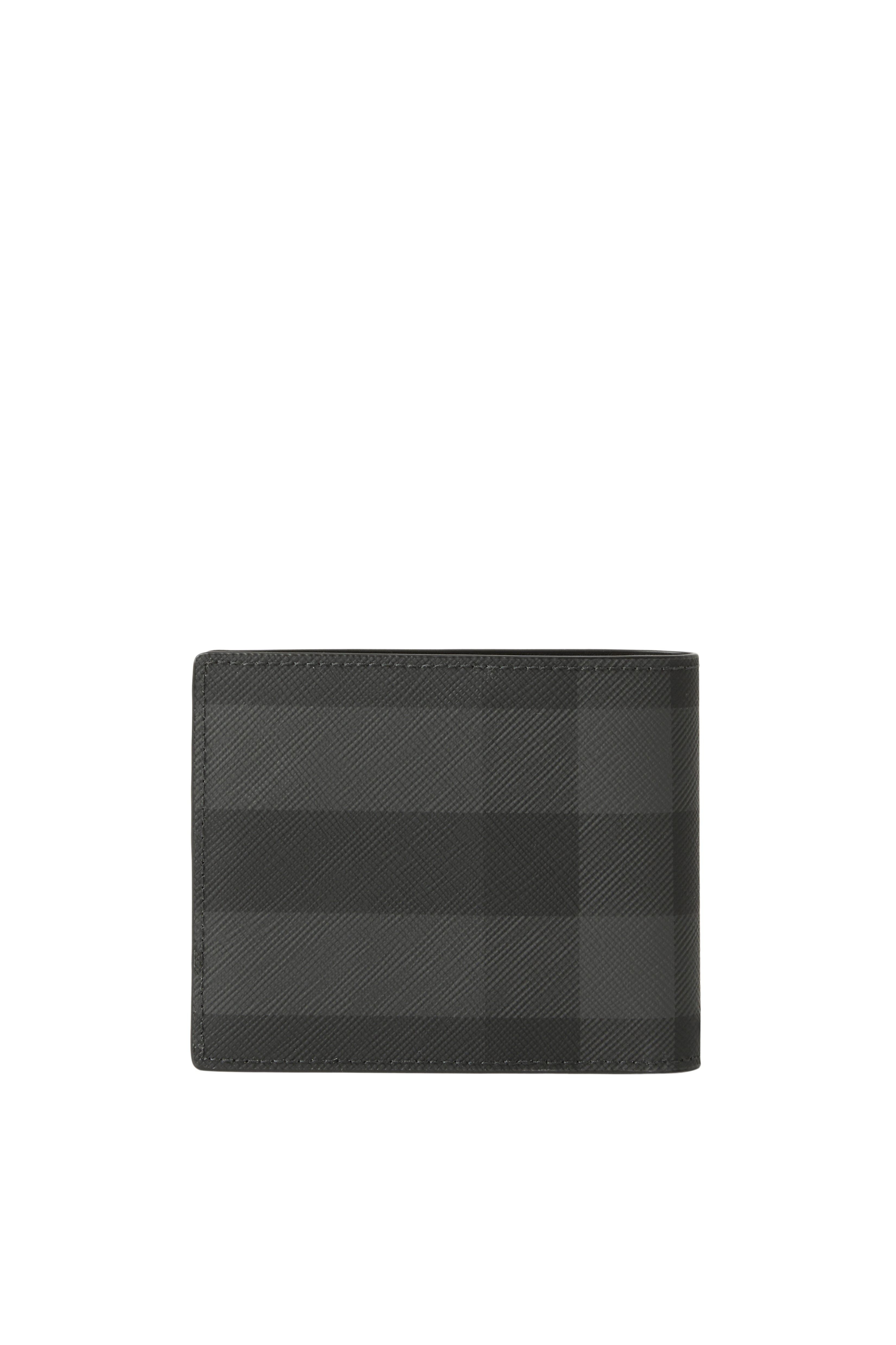 burberry Check Slim Bifold Wallet in Charcoal at Nordstrom - 2