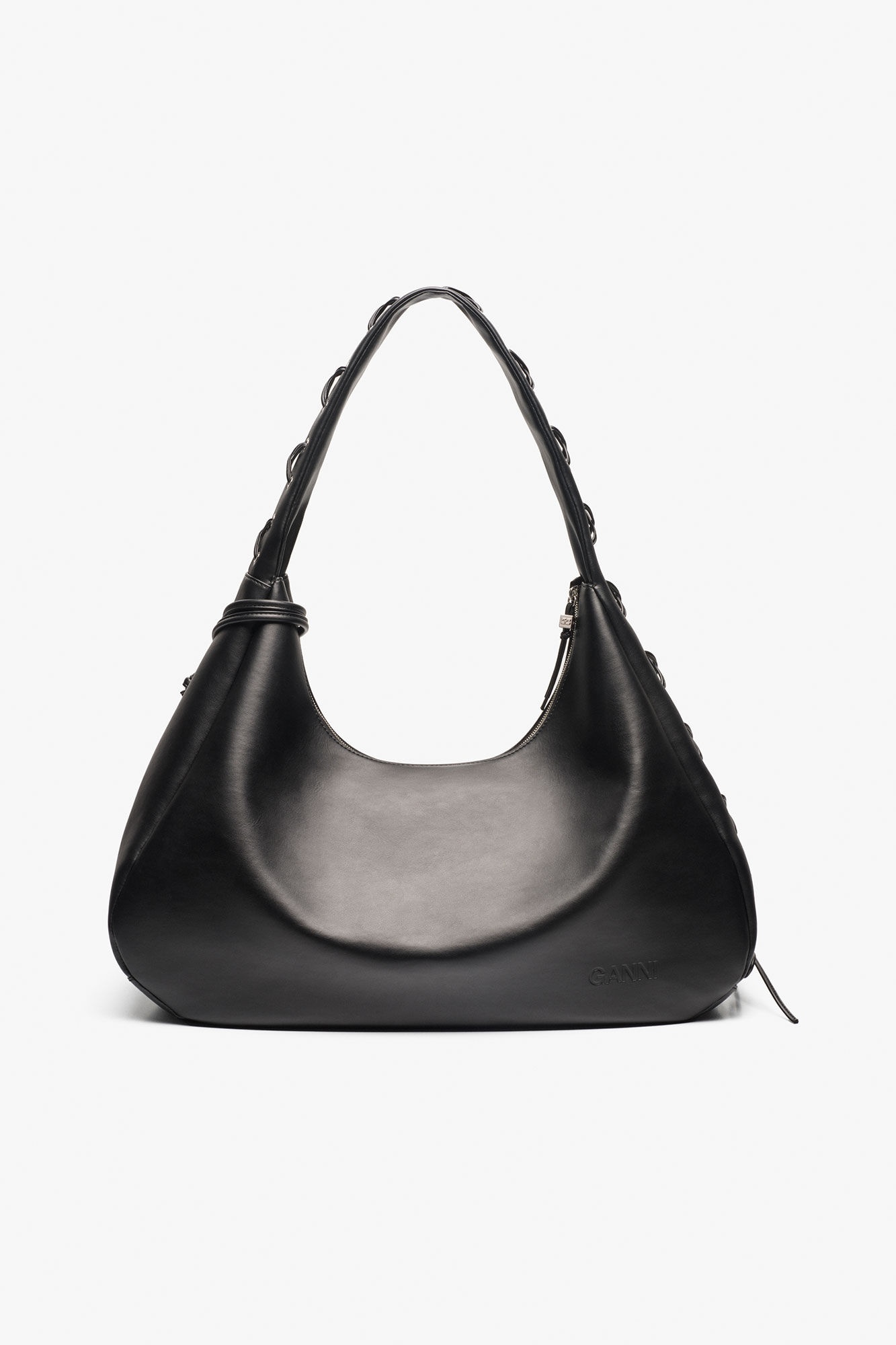 BLACK XXL HOBO BAG - 3