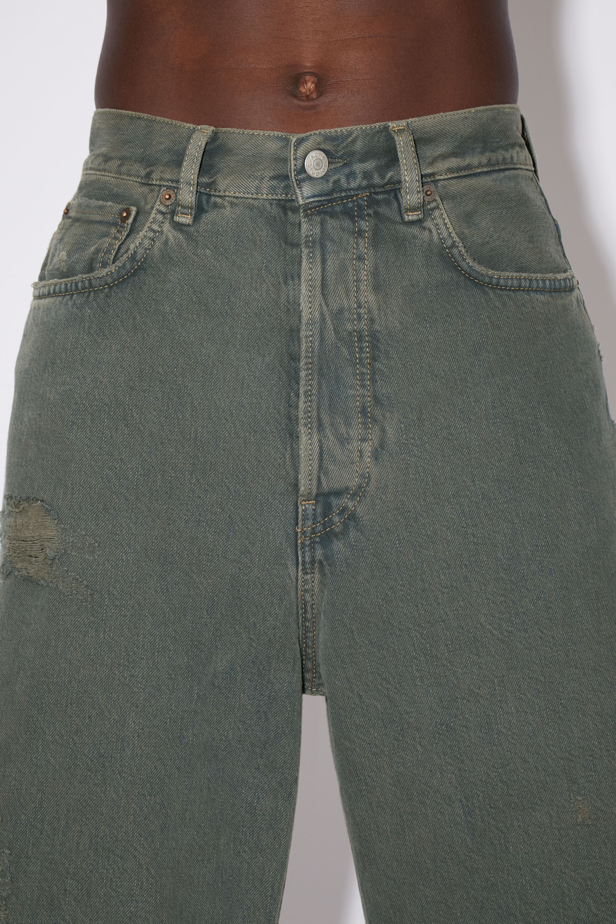 Loose fit shorts - Blue/green - 5