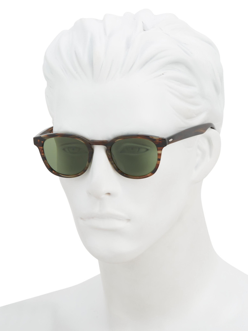 Men's Gellert 48MM Round Sunglasses - Green 4