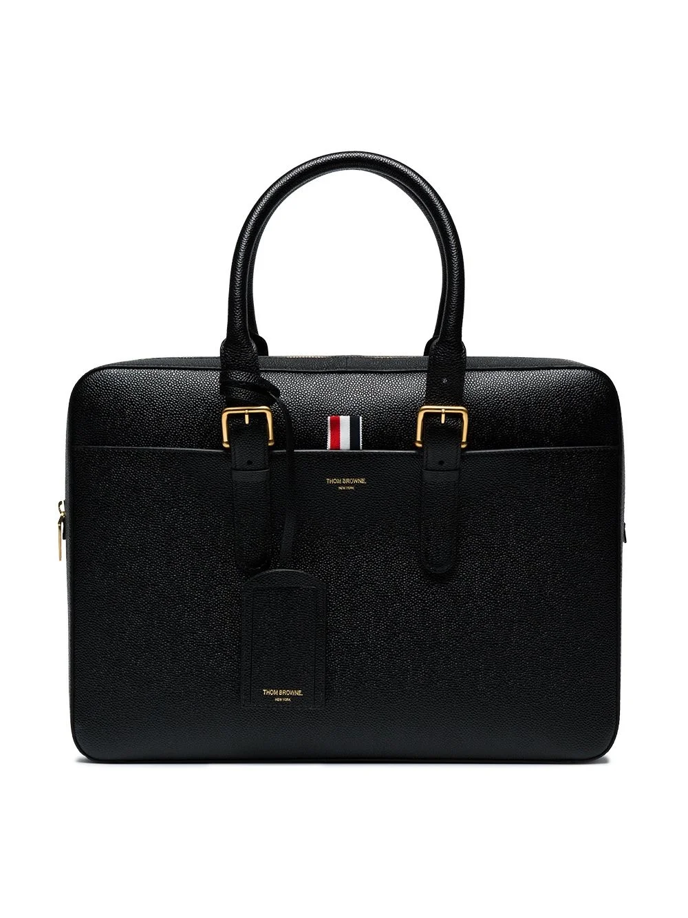 pebbled-leather briefcase - 1