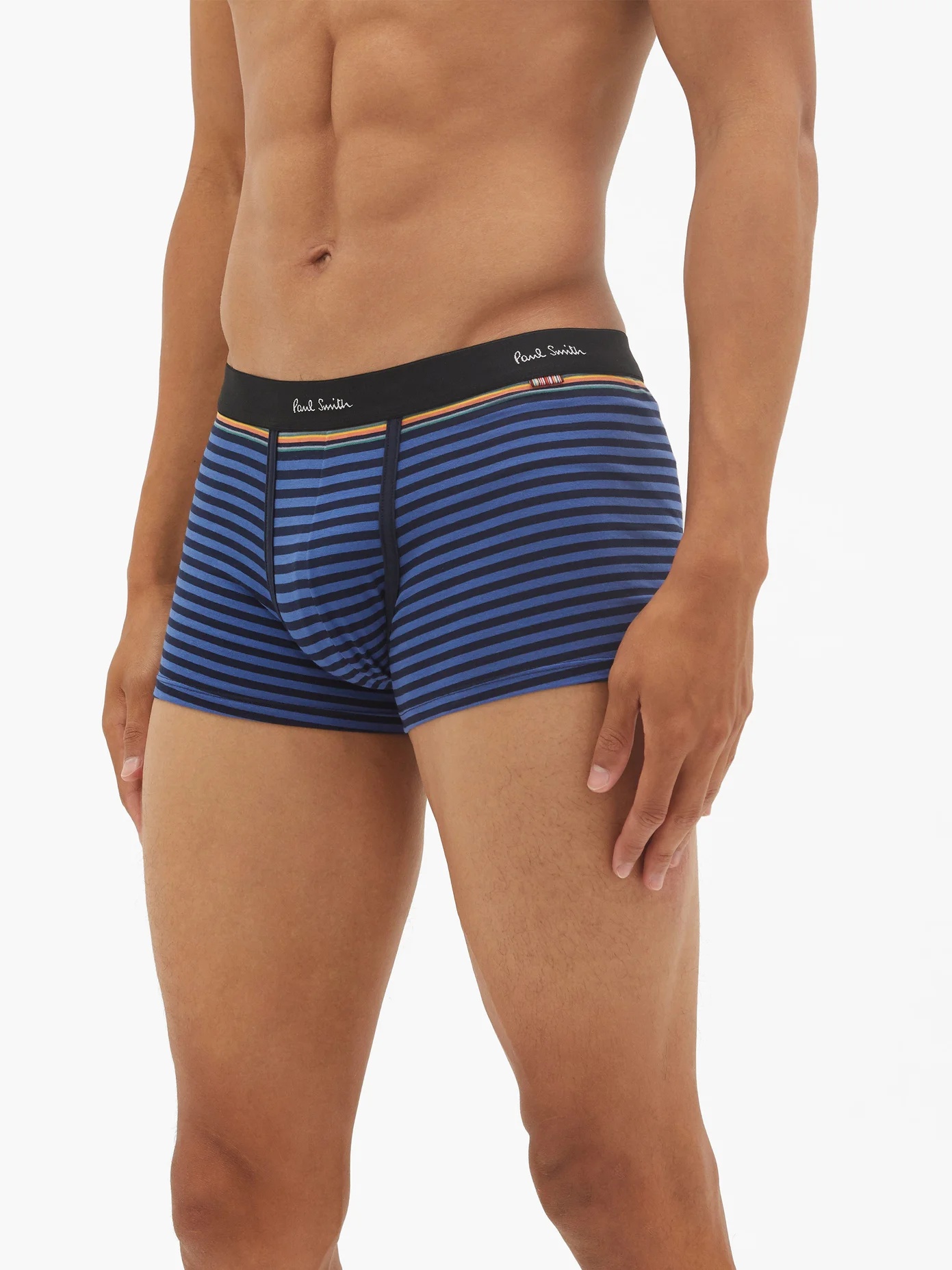 Striped cotton-blend boxer briefs - 2