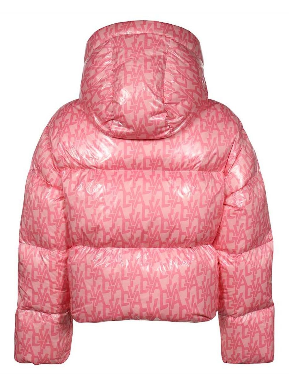 monogram-print jacket - 2