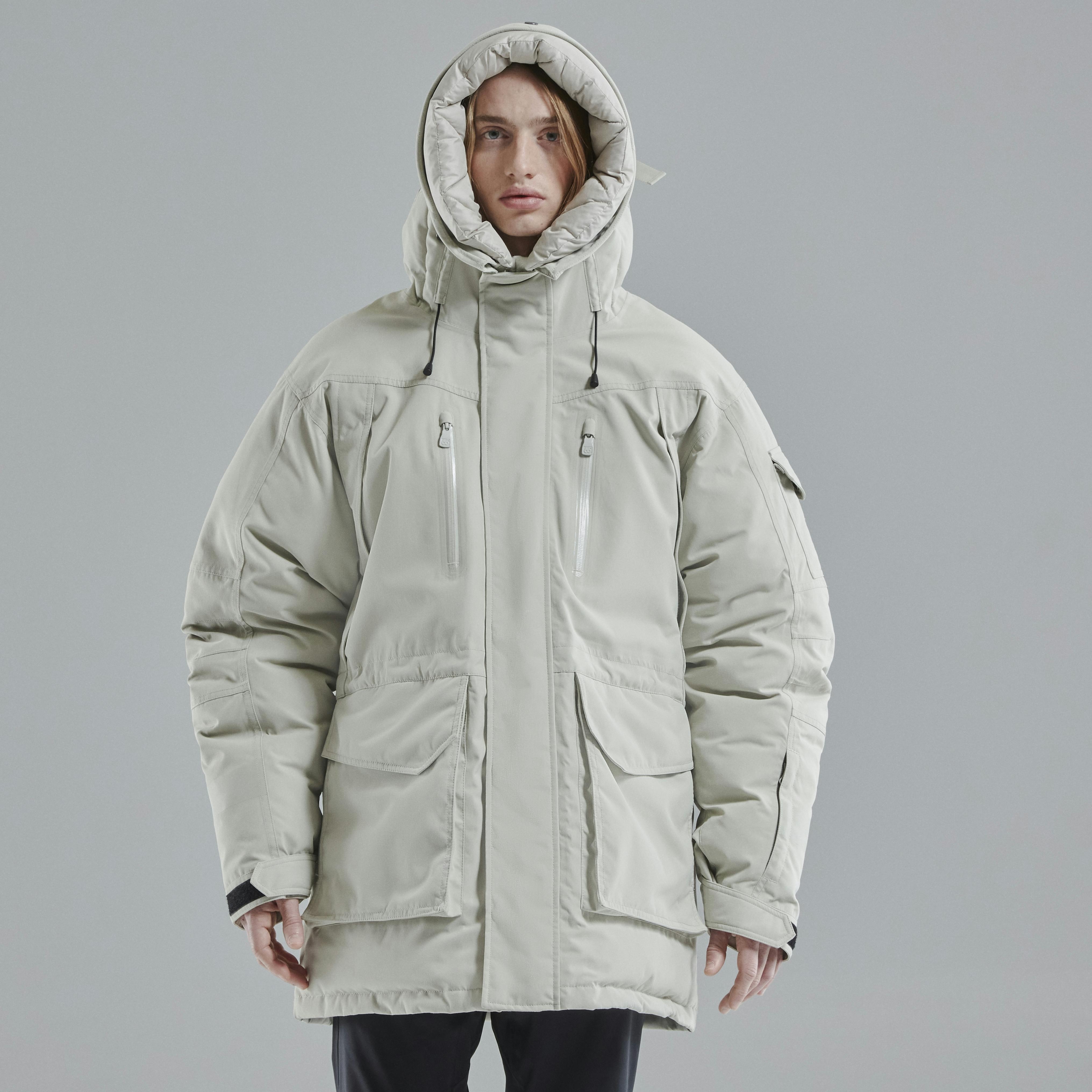 Jökla Arctic professional vegan parka with hood trim - 4