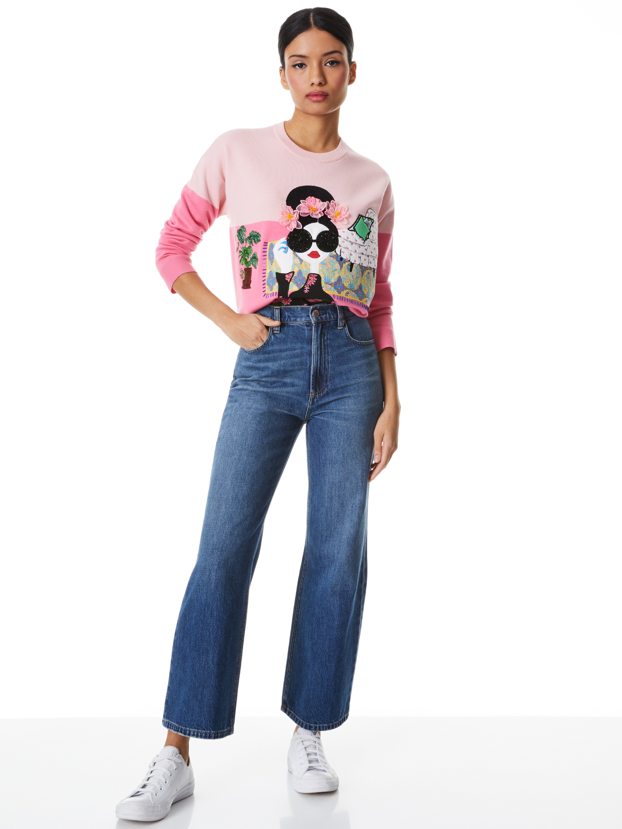 GLEESON STACE FACE PULLOVER - 4