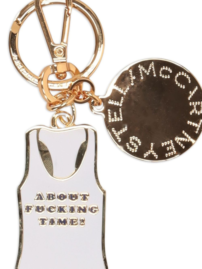 Stella McCartney tank top charm keyring outlook