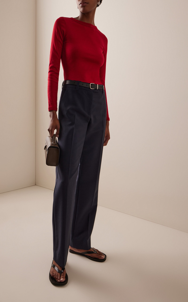 FLORE FLORE Max Cotton T-Shirt red outlook