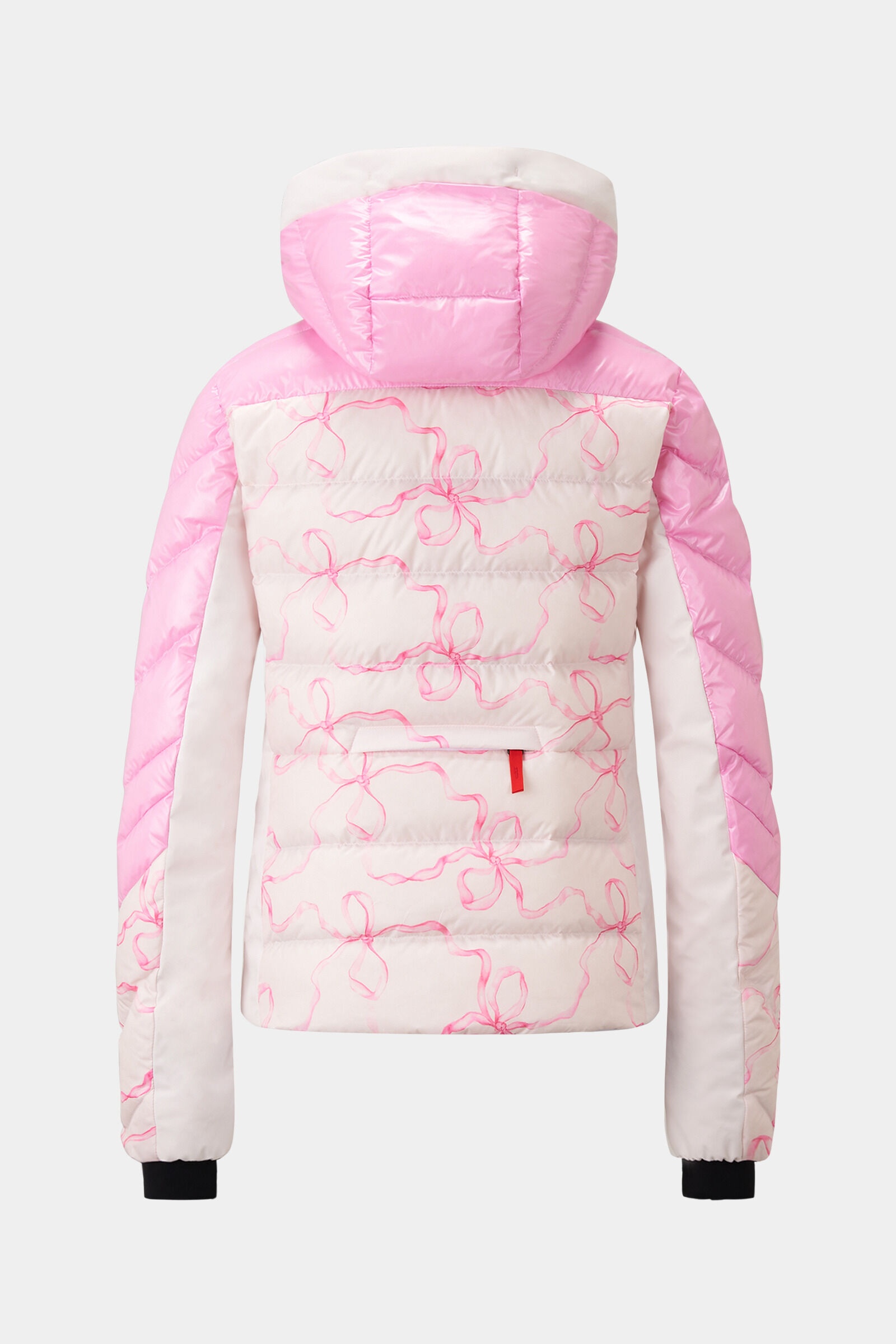 Farina Down ski jacket in Pink/Off-white - 10