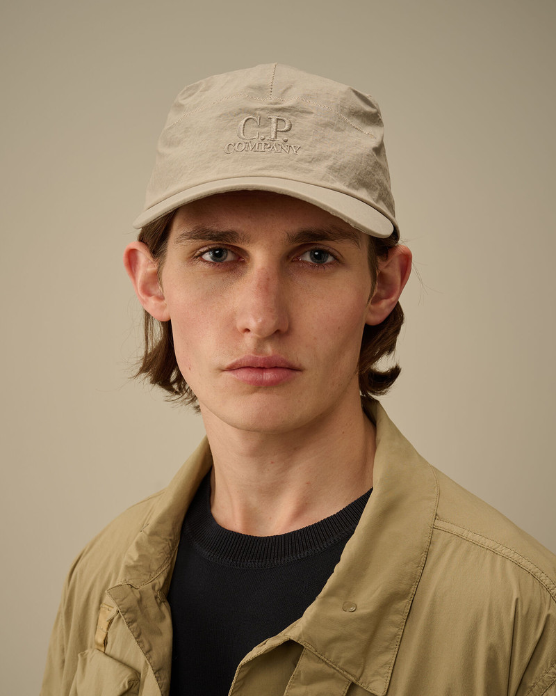 C.P. Company Plain Paper Touch Logo Cap outlook