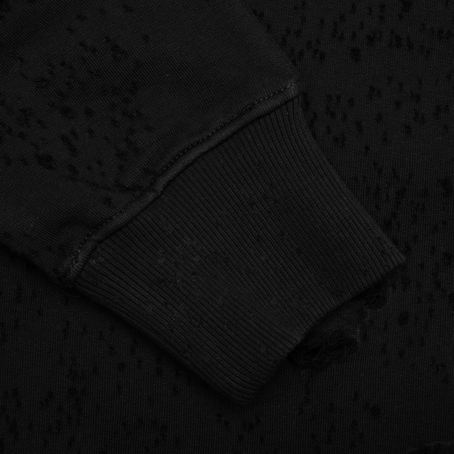 DESTROYED LIGHTER CAP HOODIE - BLACK - 4
