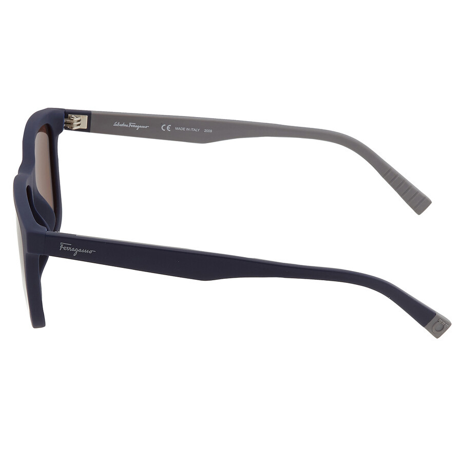 Salvatore Ferragamo Brown Rectangular Men's Sunglasses SF998S 427 57 - 4