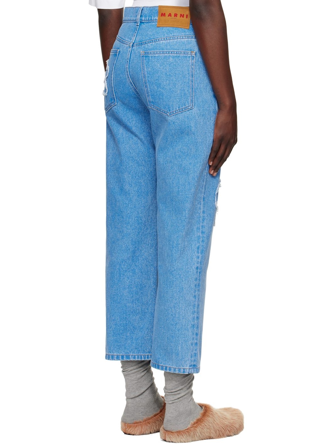 Blue Boyfriend Jeans - 3