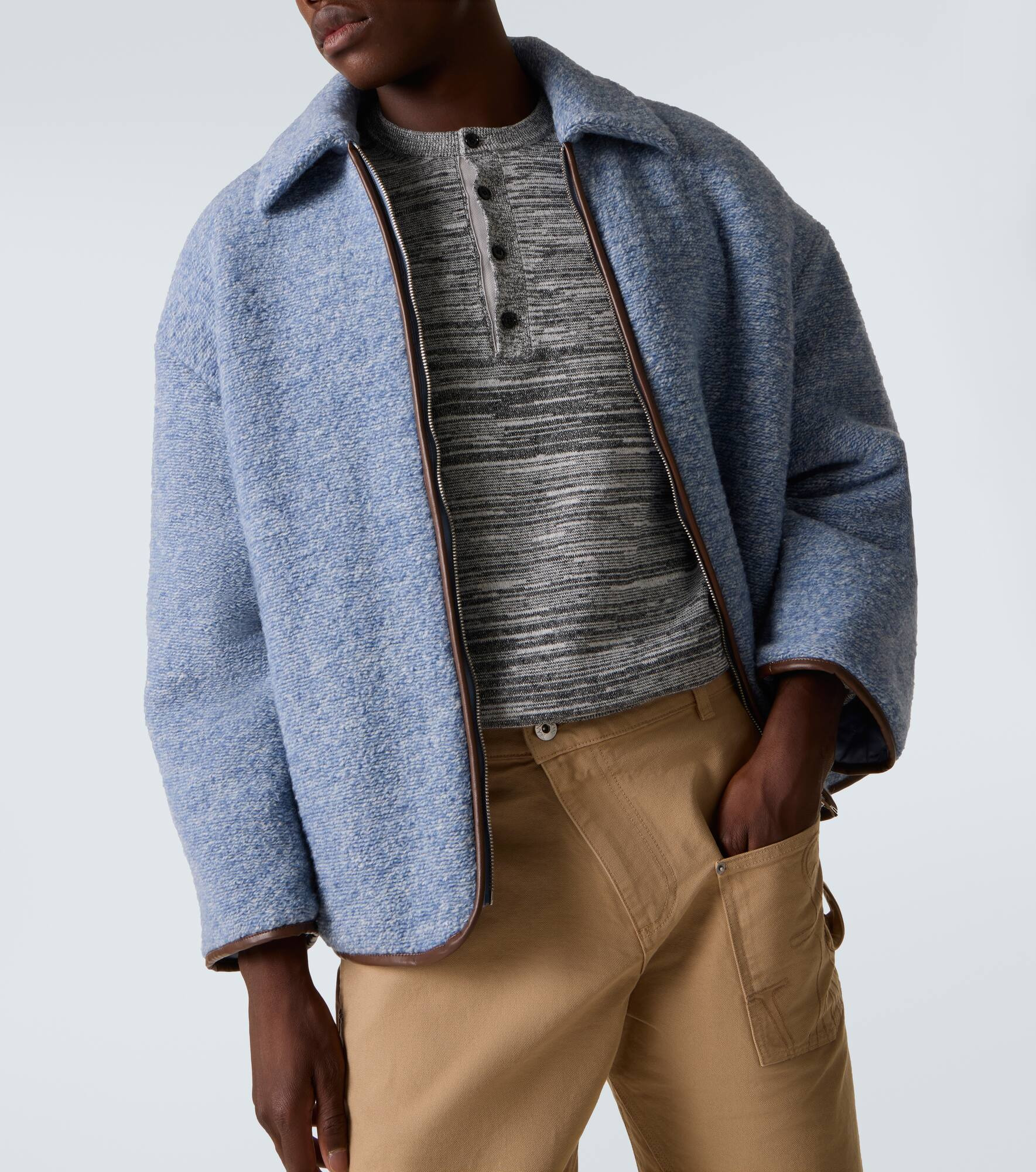 Wool-blend jacket - 5