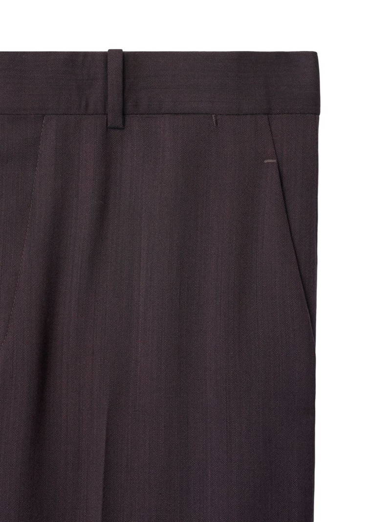 Burberry hook-and-button tailored trousers outlook