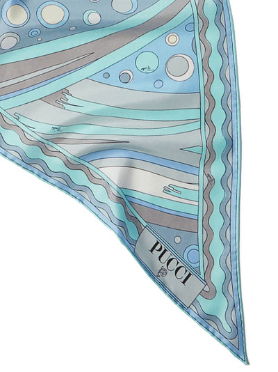 PUCCI Fontane-print silk scarf outlook