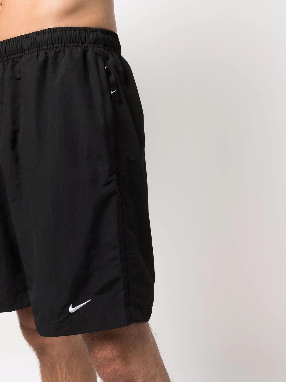 swoosh track shorts - 5