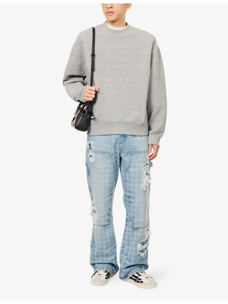 AMIRI Quad Oversized Stretch-Woven Sweatshirt outlook