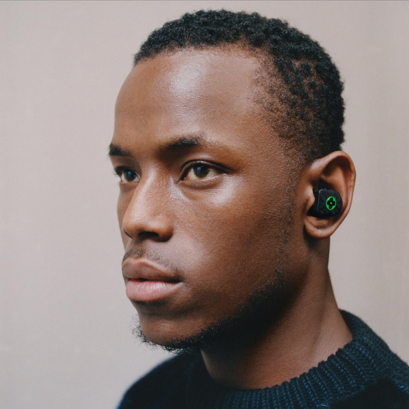Louis Vuitton Louis Vuitton Horizon Black & Neon Green Earphones outlook