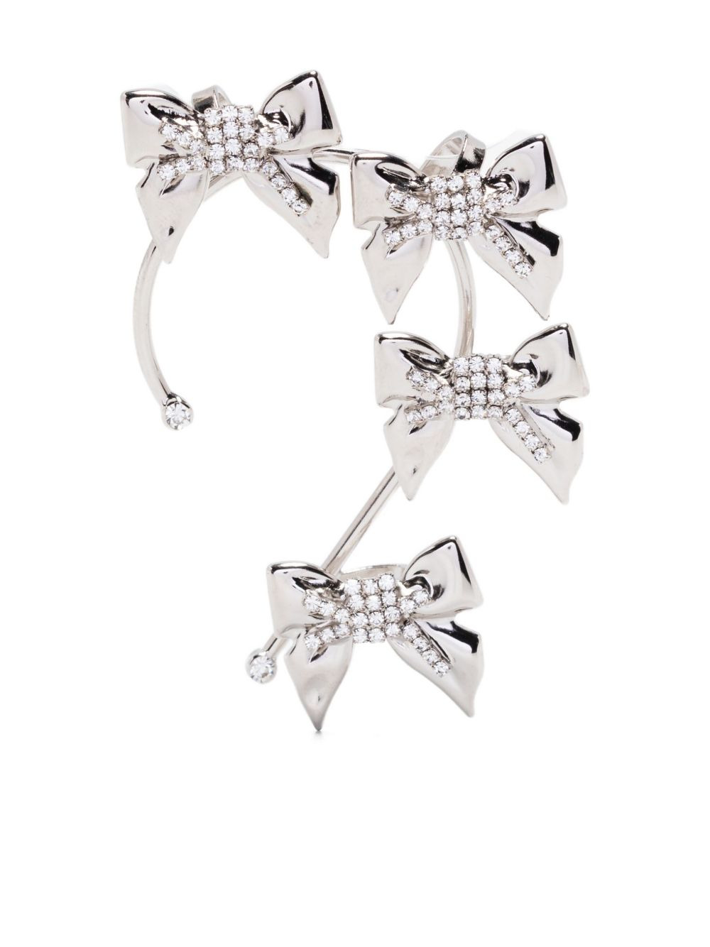 bow-embellished ear cuff - 1