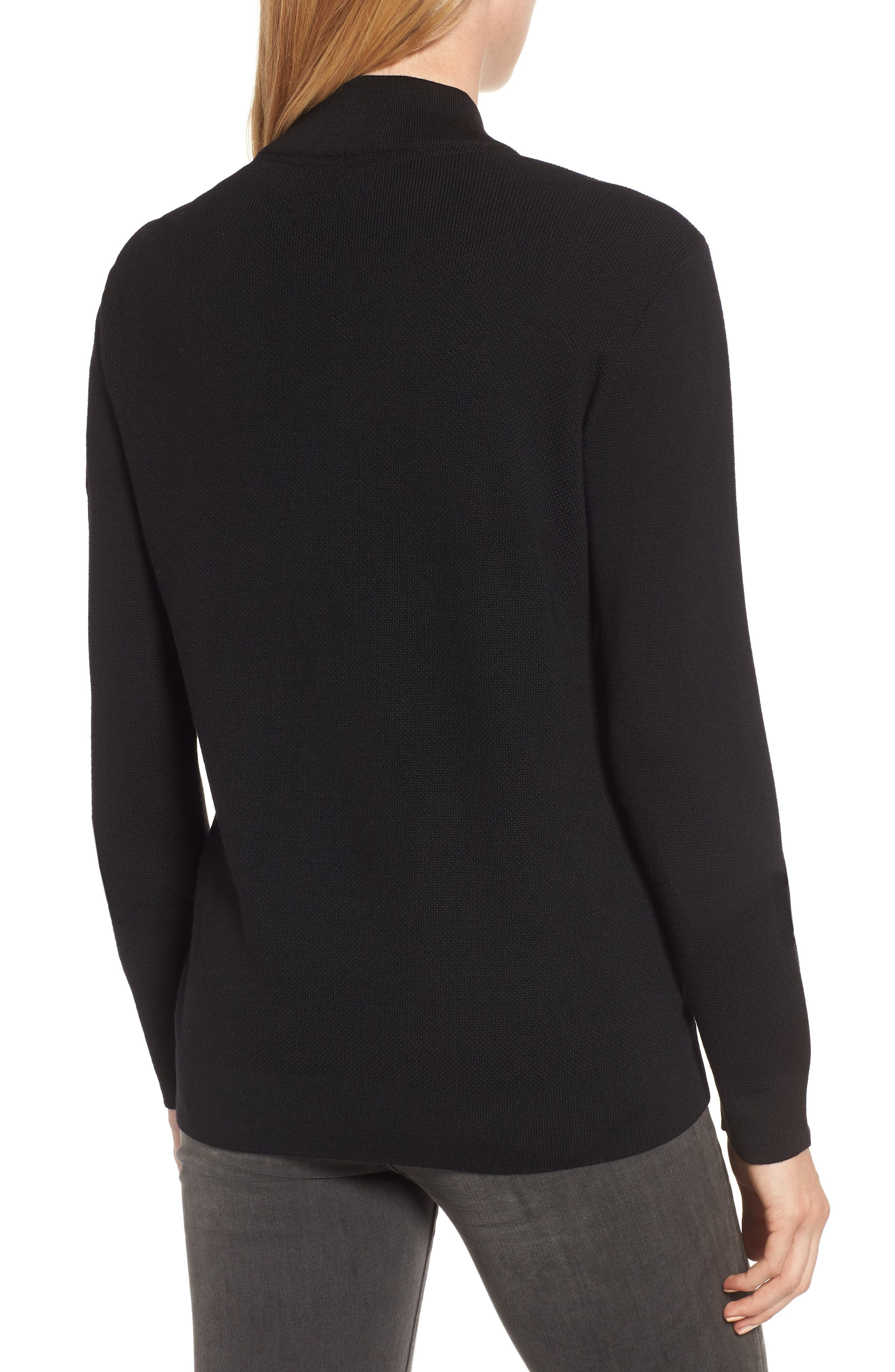 Canada Goose Windbridge Zip Front Sweater Jacket in Black at Nordstrom - 2