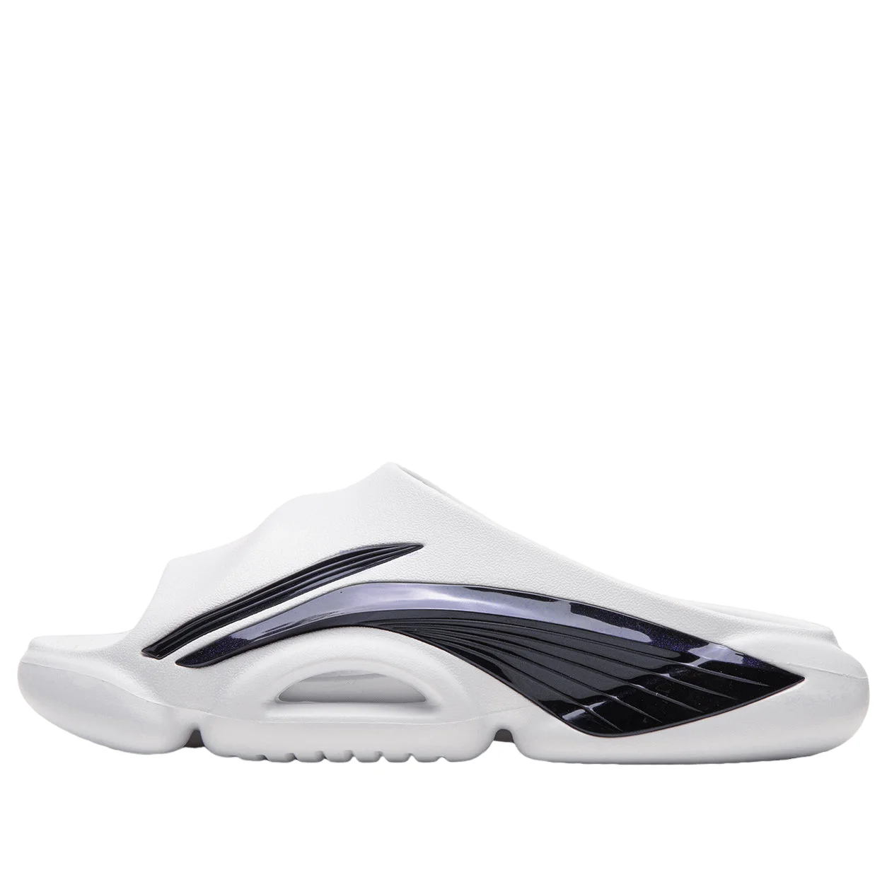 Li-Ning Bad Five Slides 'Standard White Black' ABTW001-3 - 1