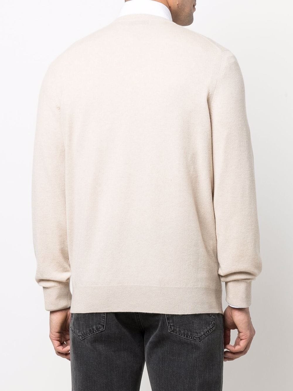 long-sleeve cashmere jumper - 4