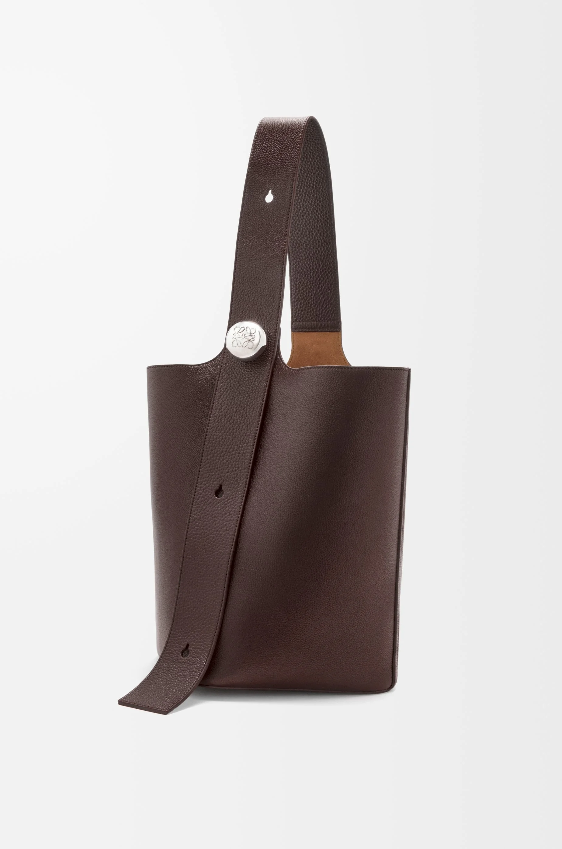 Large Pebble bucket in supple grained calfskin - 1