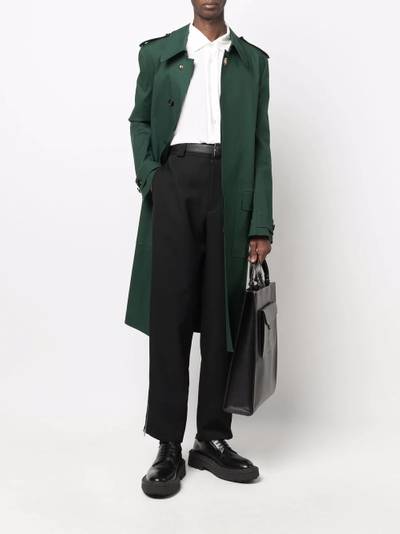 Jil Sander ankle-zip straight-leg tailored trousers outlook