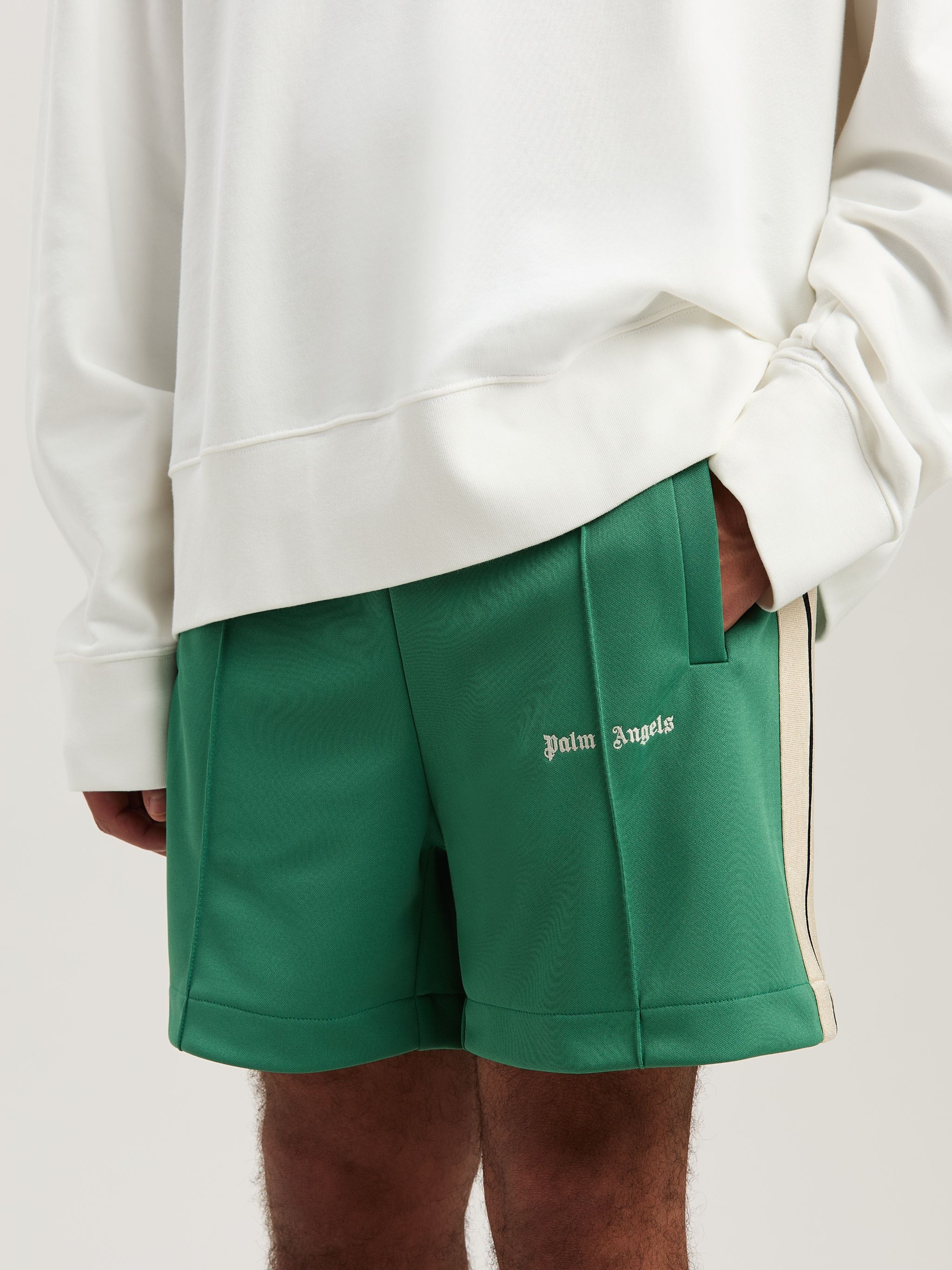 Embroidered Logo Track shorts - 6