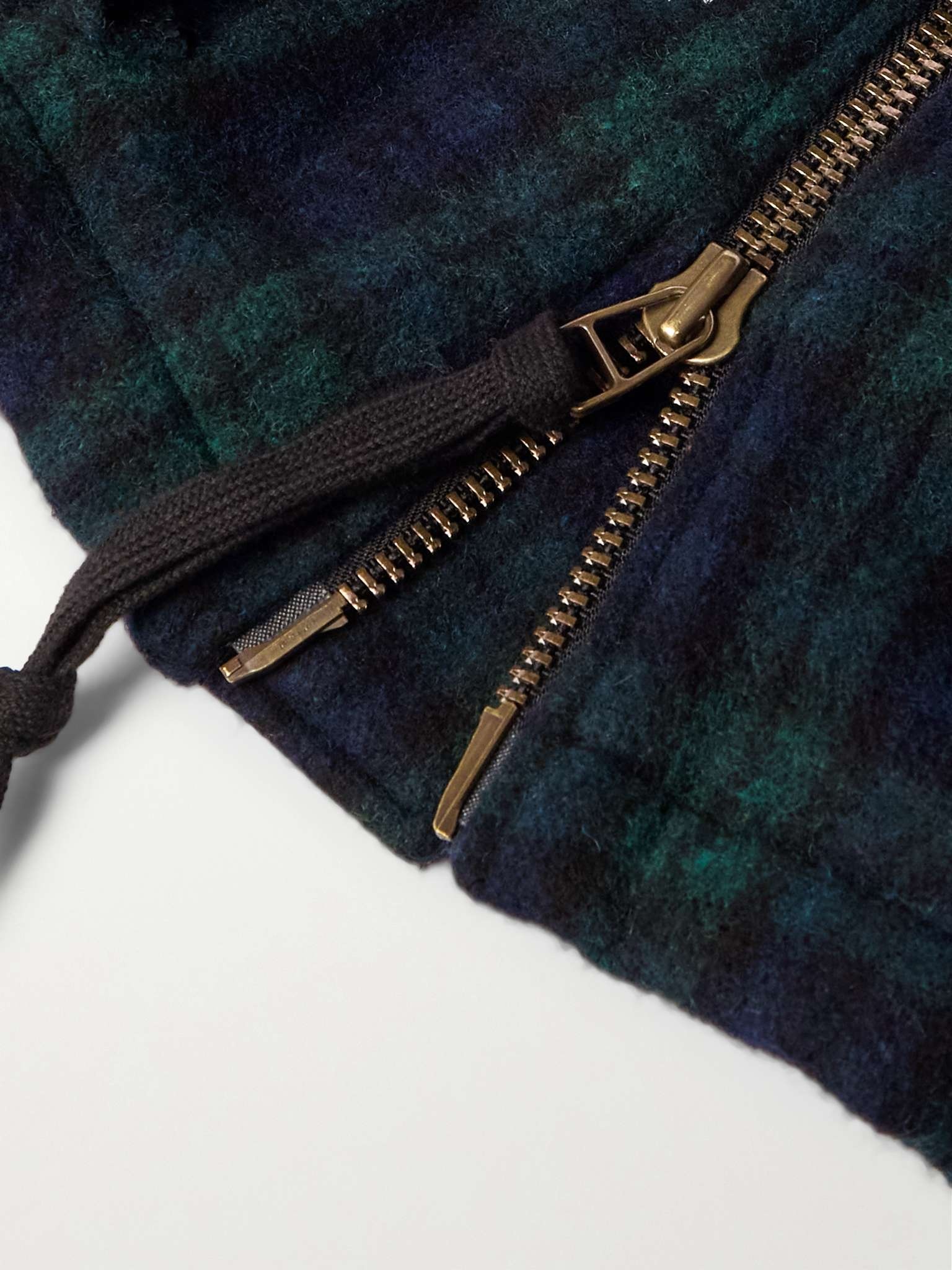 Brando Belted Checked Wool Jacket - 3