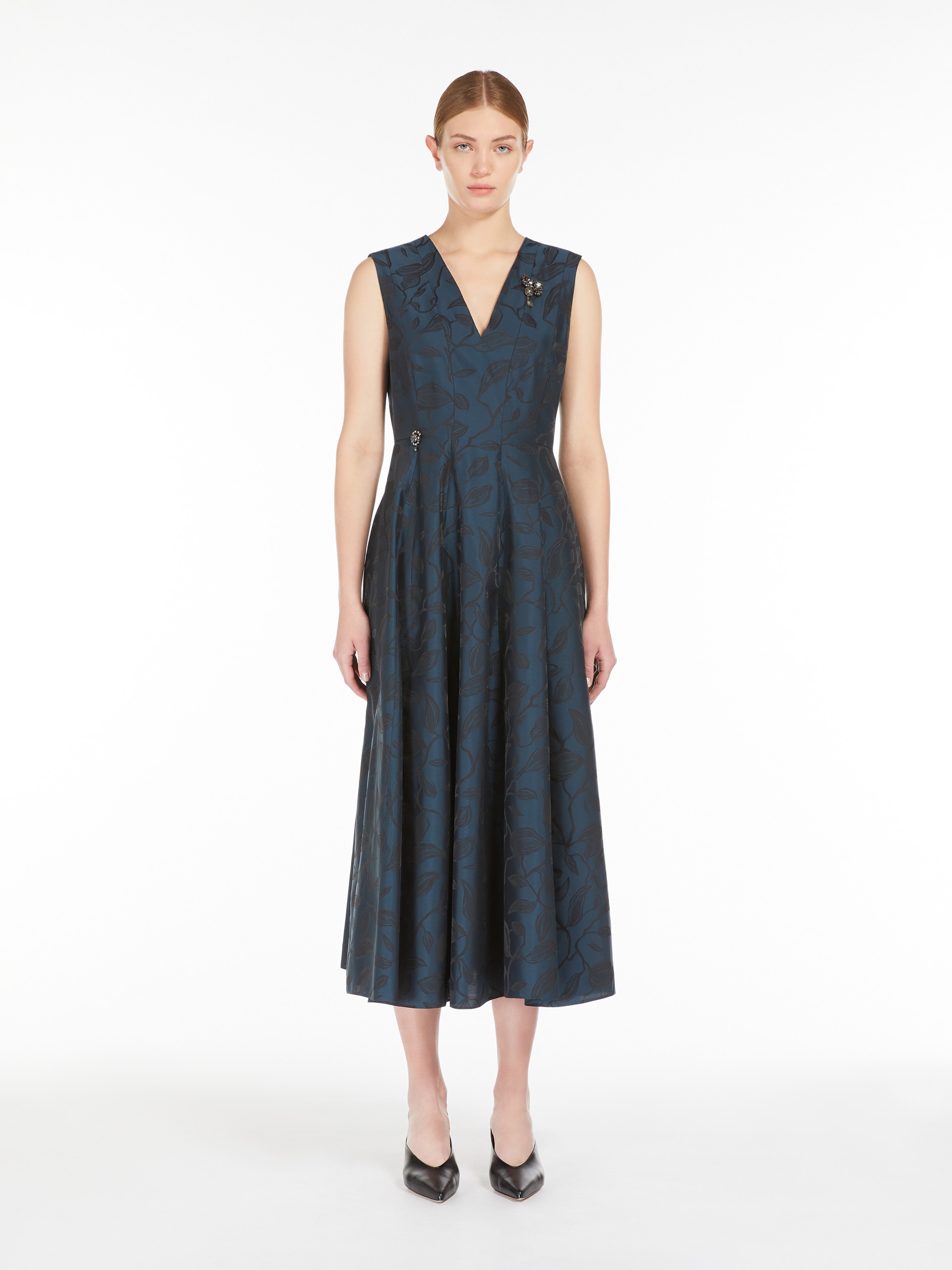 DIEGO Sleeveless jacquard cotton dress - 3