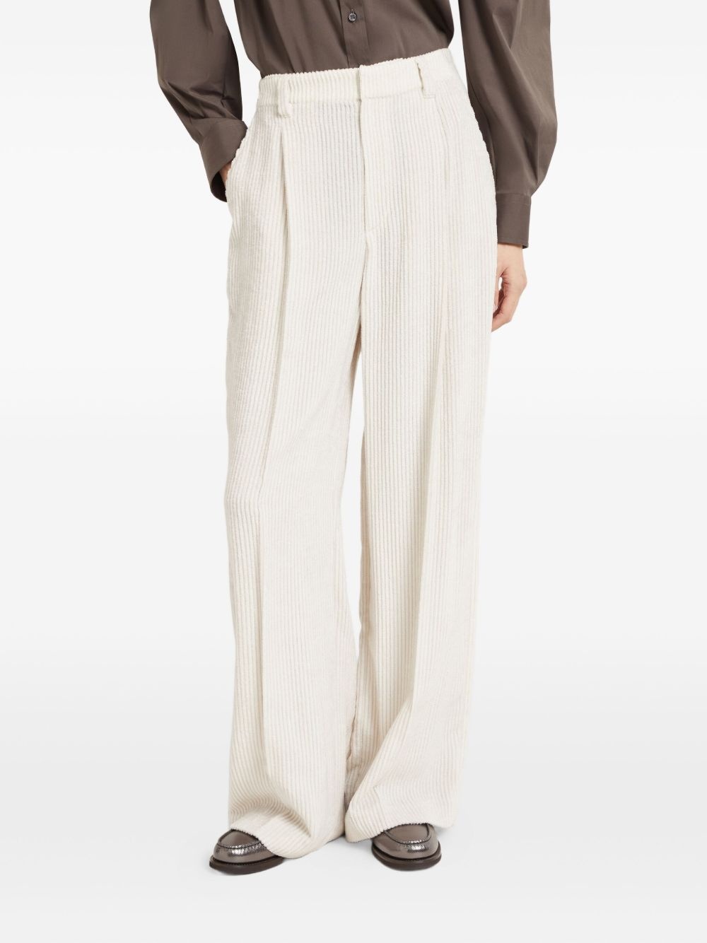Sartorial wide-leg trousers - 3