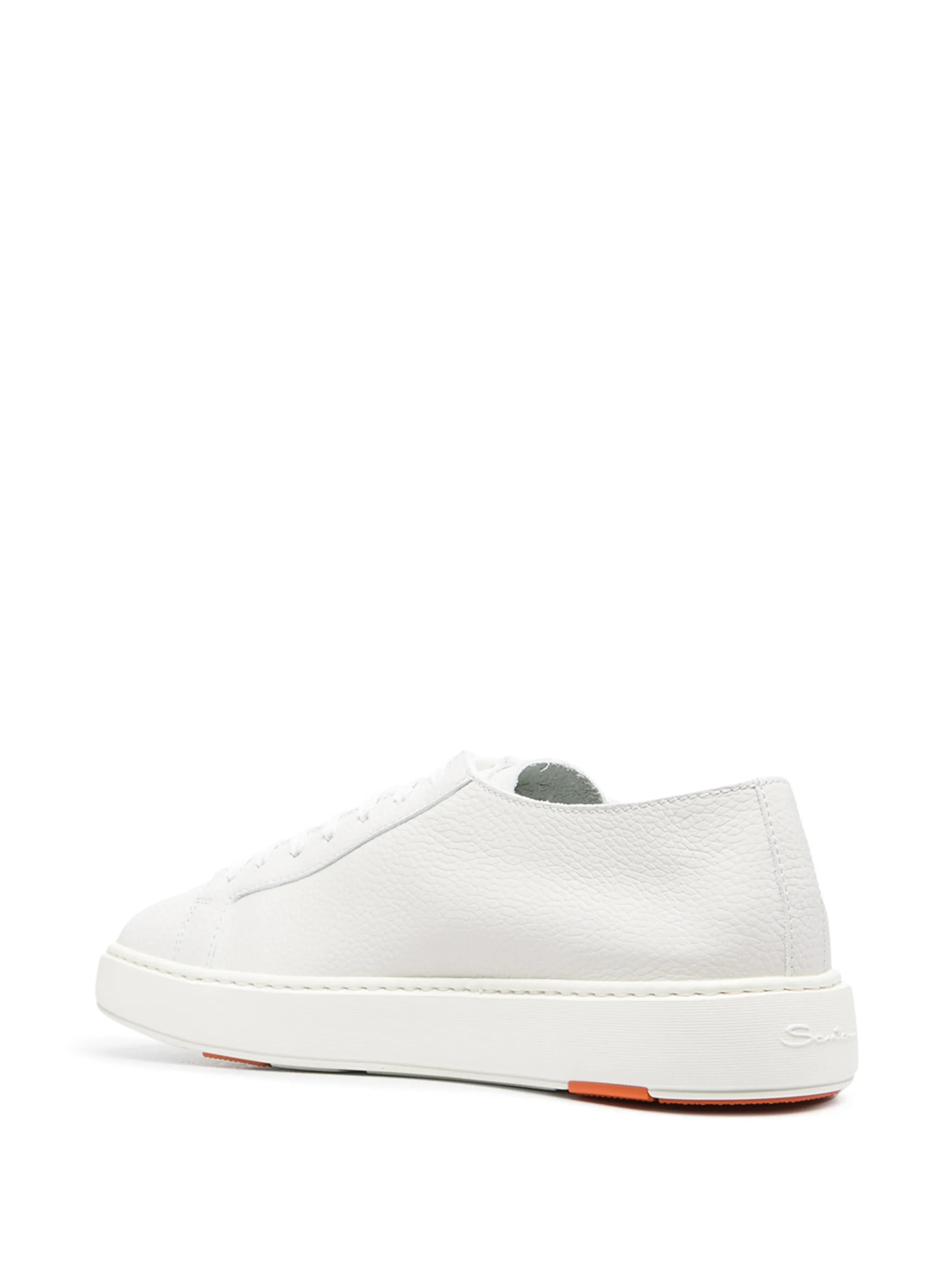 Santoni Grey Lace Up Sneakers - 3
