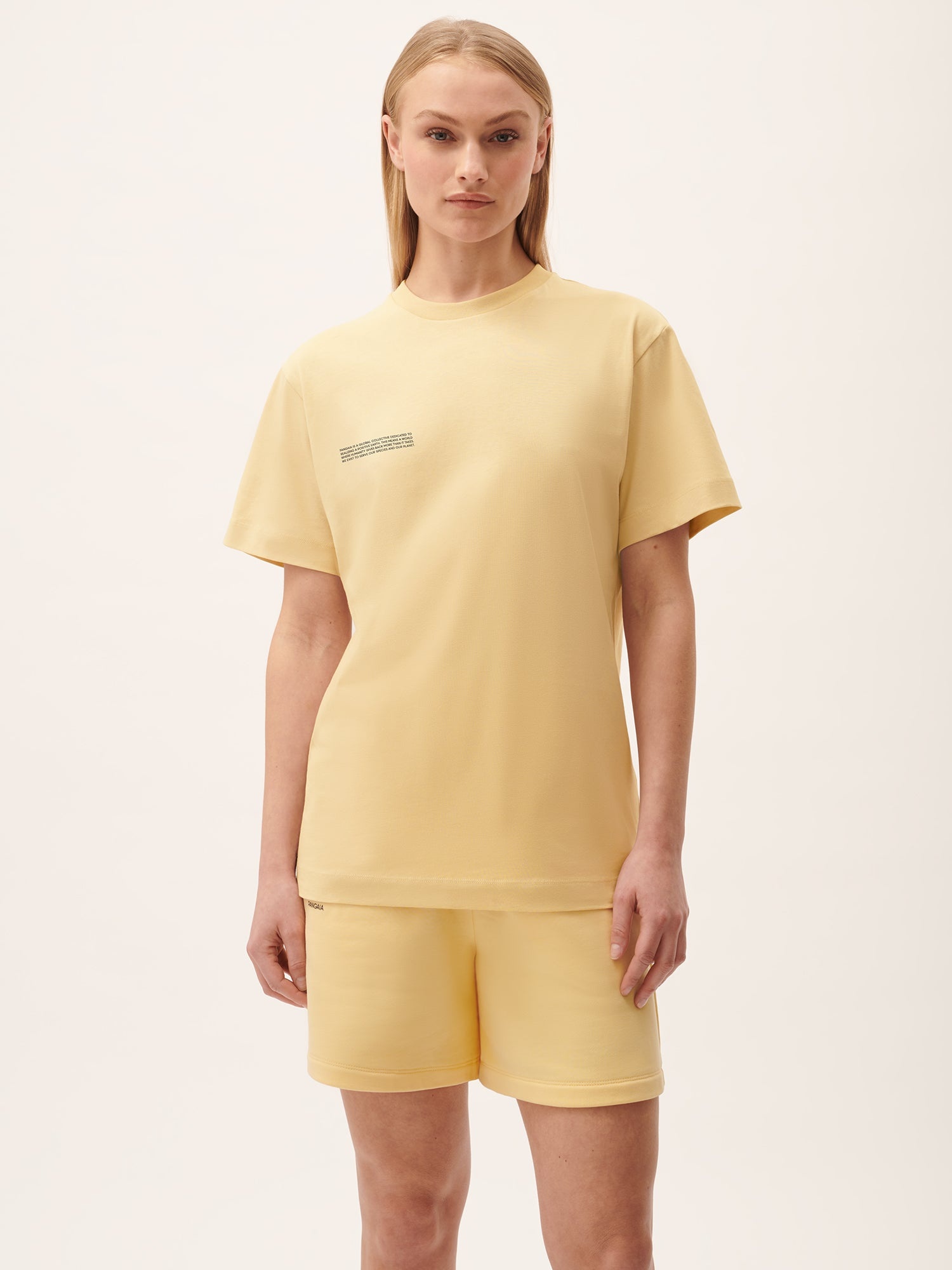 Womens 365 Midweight T-shirt - Seashell Yellow - 4