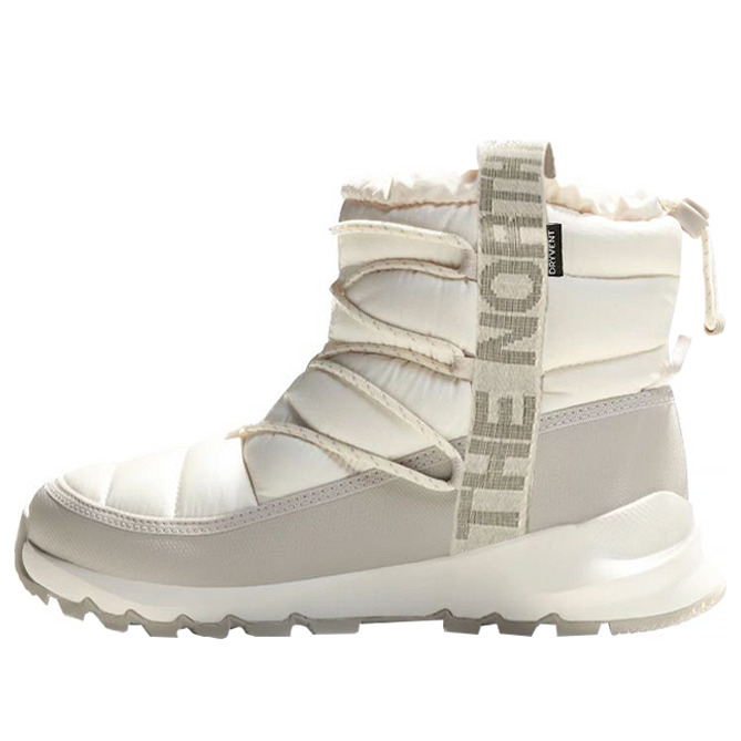 (WMNS) THE NORTH FACE Thermoball Lace Up Waterproof Boots 'Gardenia White Silver Grey' NF0A5LWD - 1
