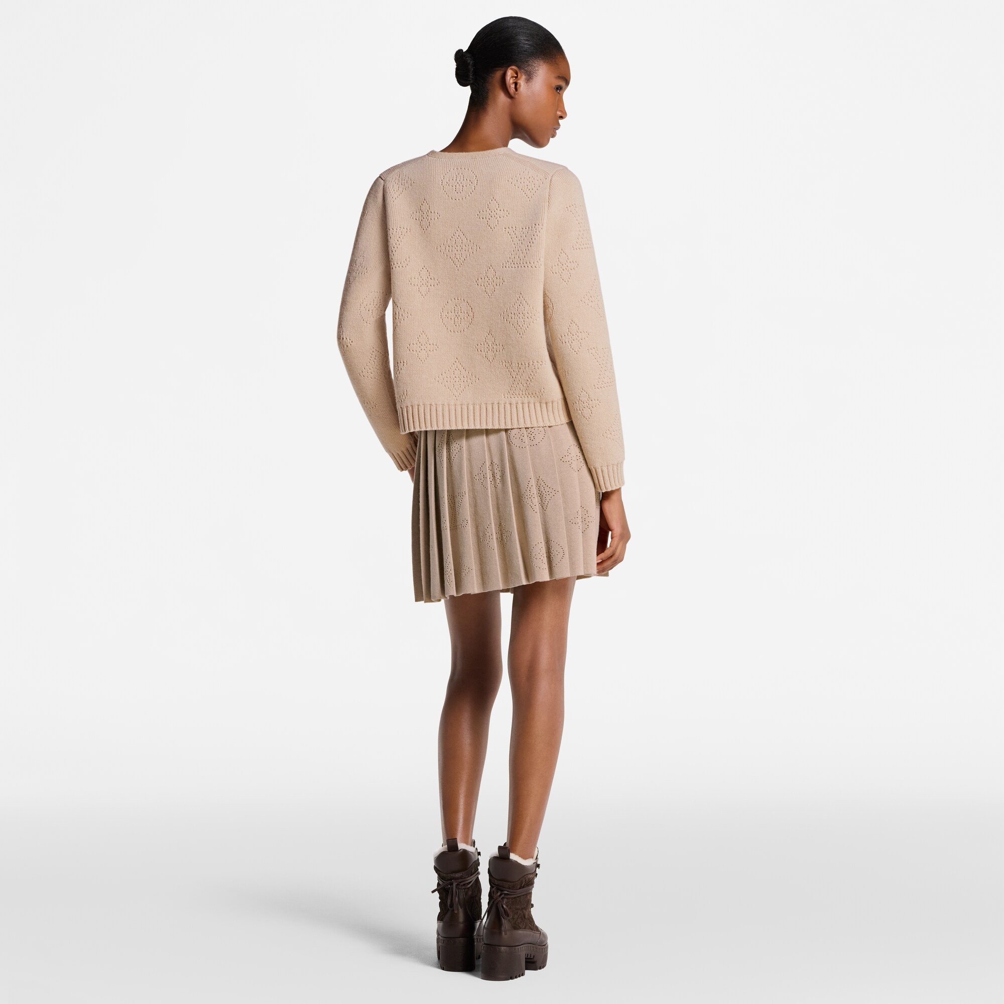Pleated Mahina Knit Skirt - 5