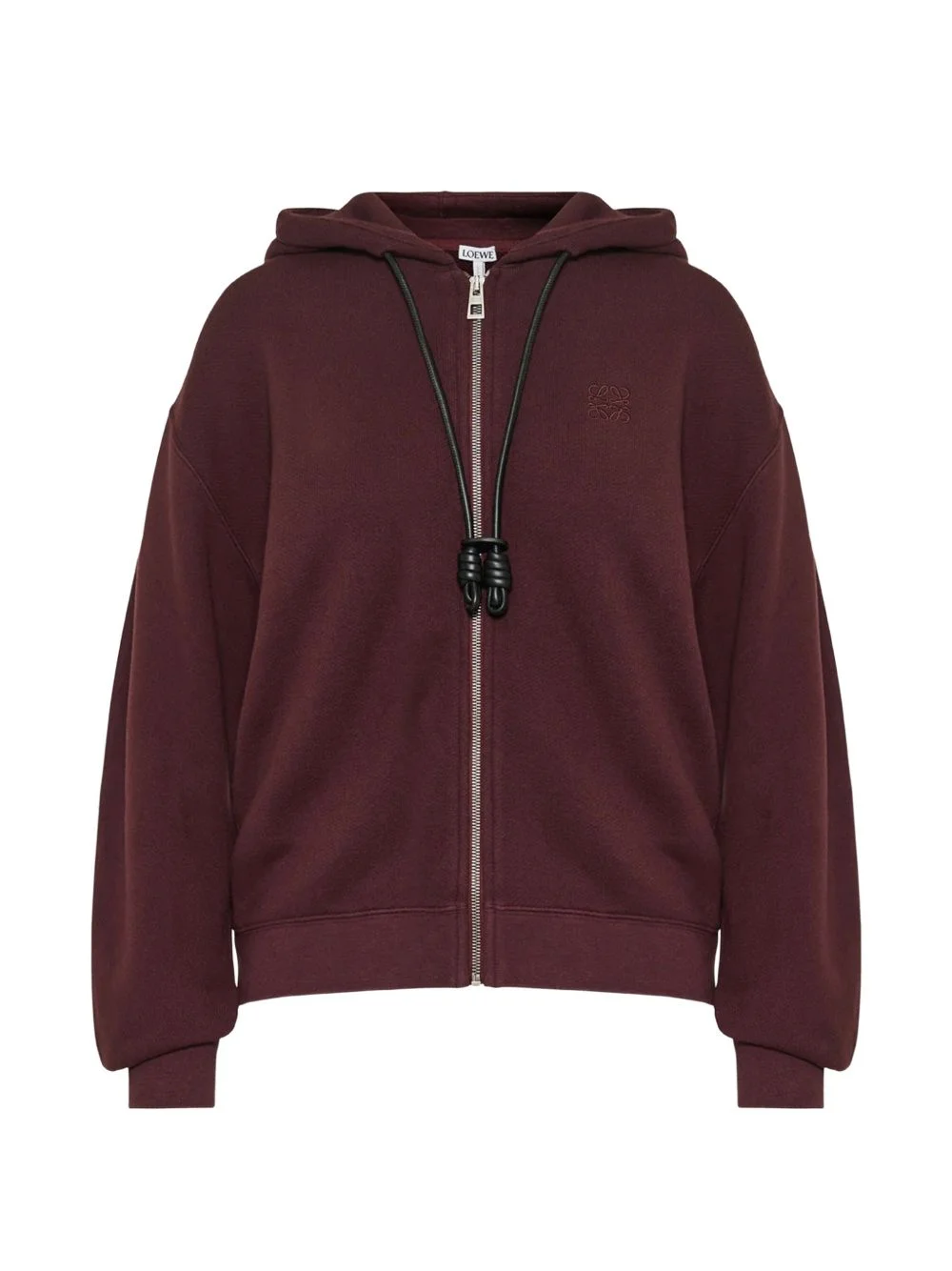 zip hooded sweater - 1