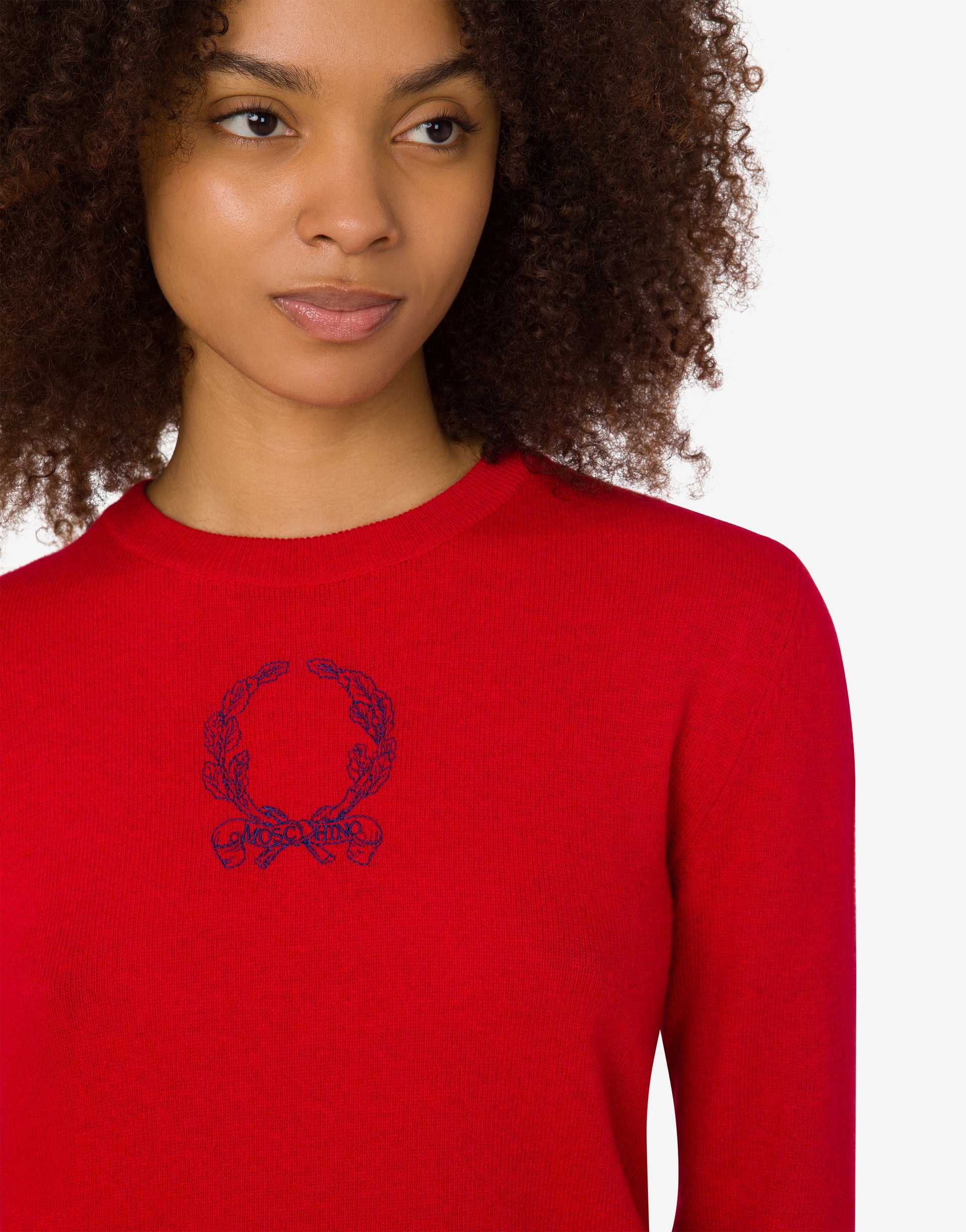 WOOL BLEND PULLOVER LAUREL CROWN - 4