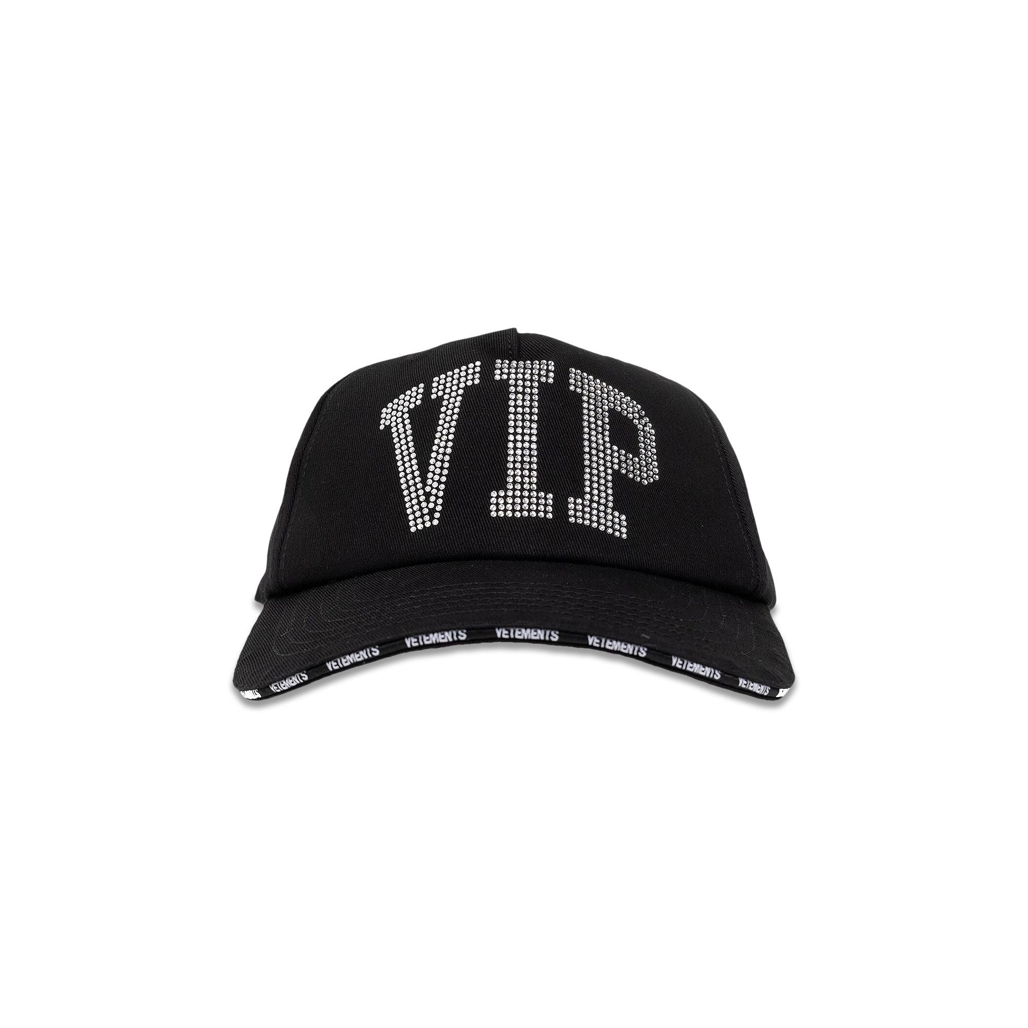 Vetements VIP Crystal Cap 'Black' - 1