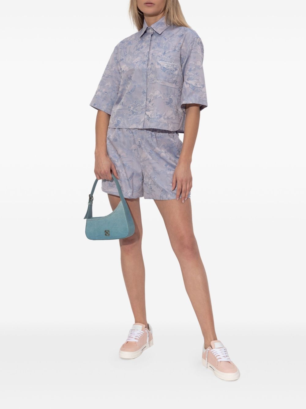 all-over printed shorts - 2