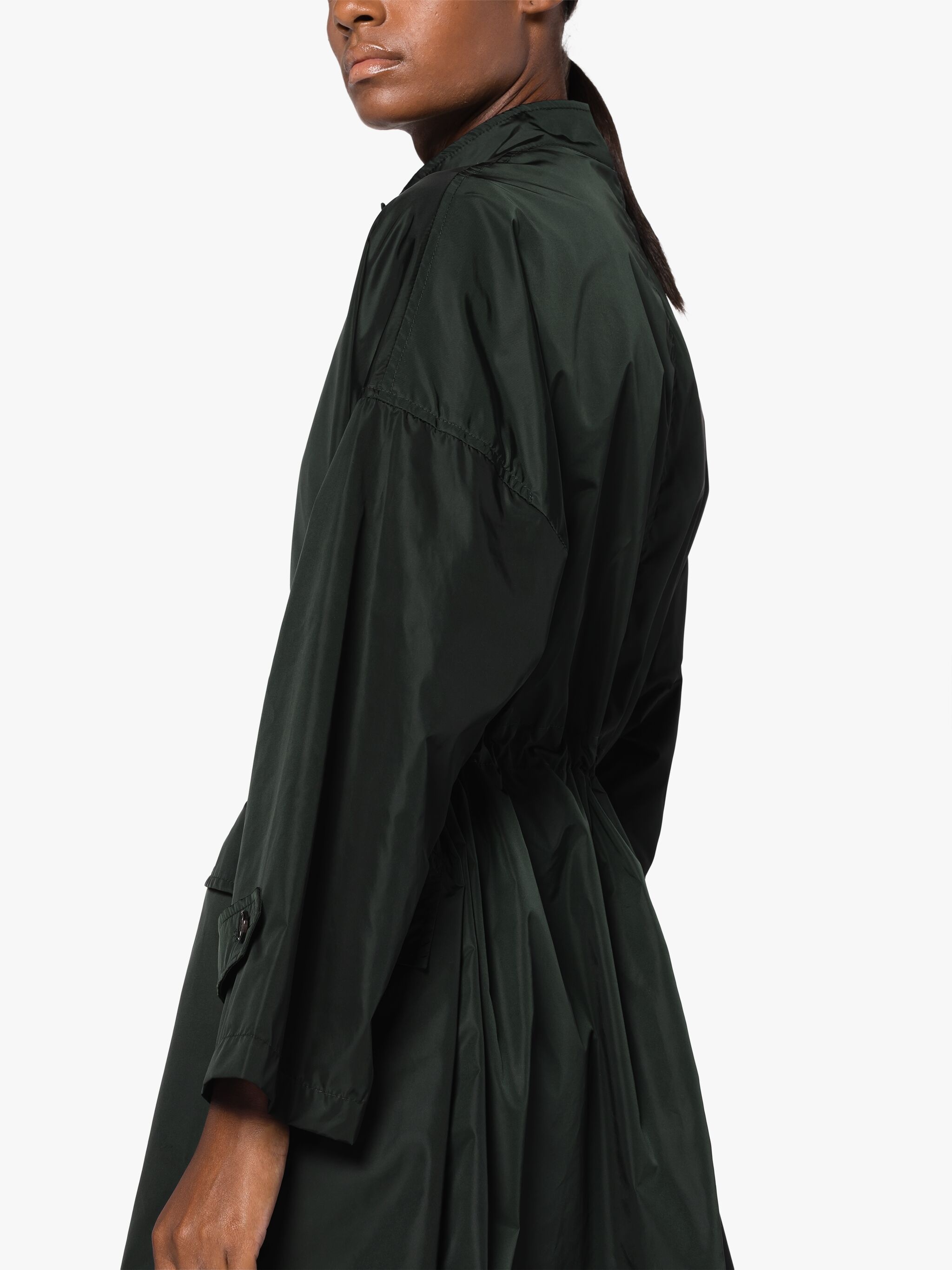 HUMBIE GREEN NYLON PACKABLE PARKA - 5