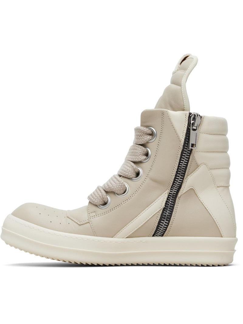 Rick Owens Off-White Temple Jumbolace Geobasket Sneakers outlook