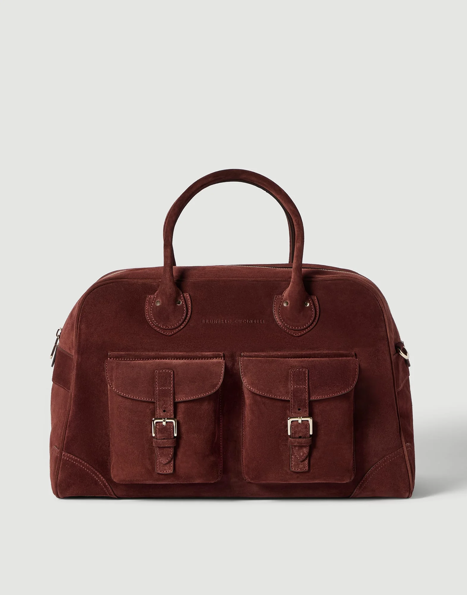 Suede weekender bag - 1