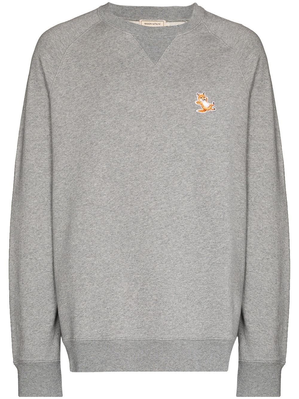 Chillax Fox patch sweatshirt - 1