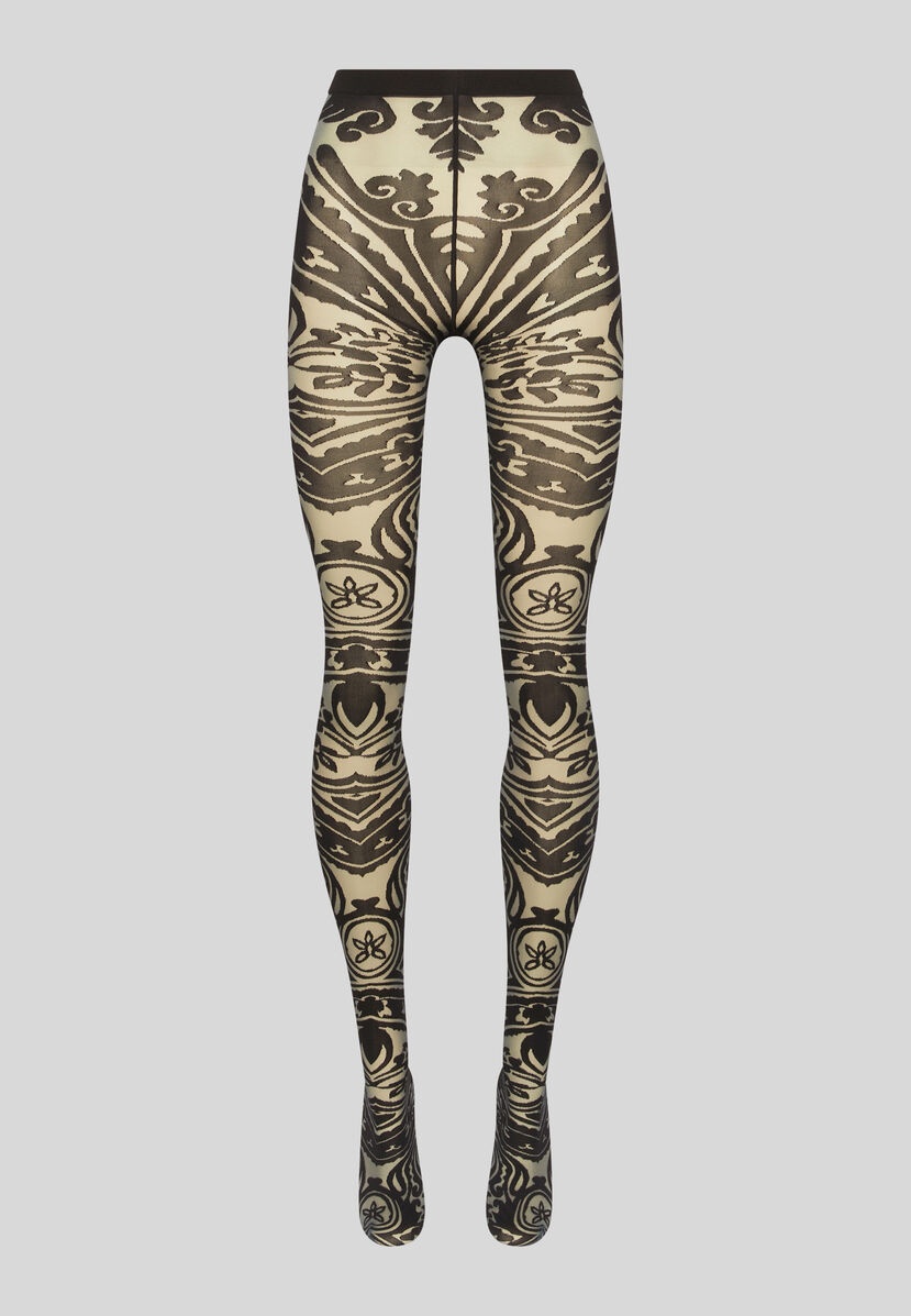 PAISLEY TATTOO TIGHTS - 1