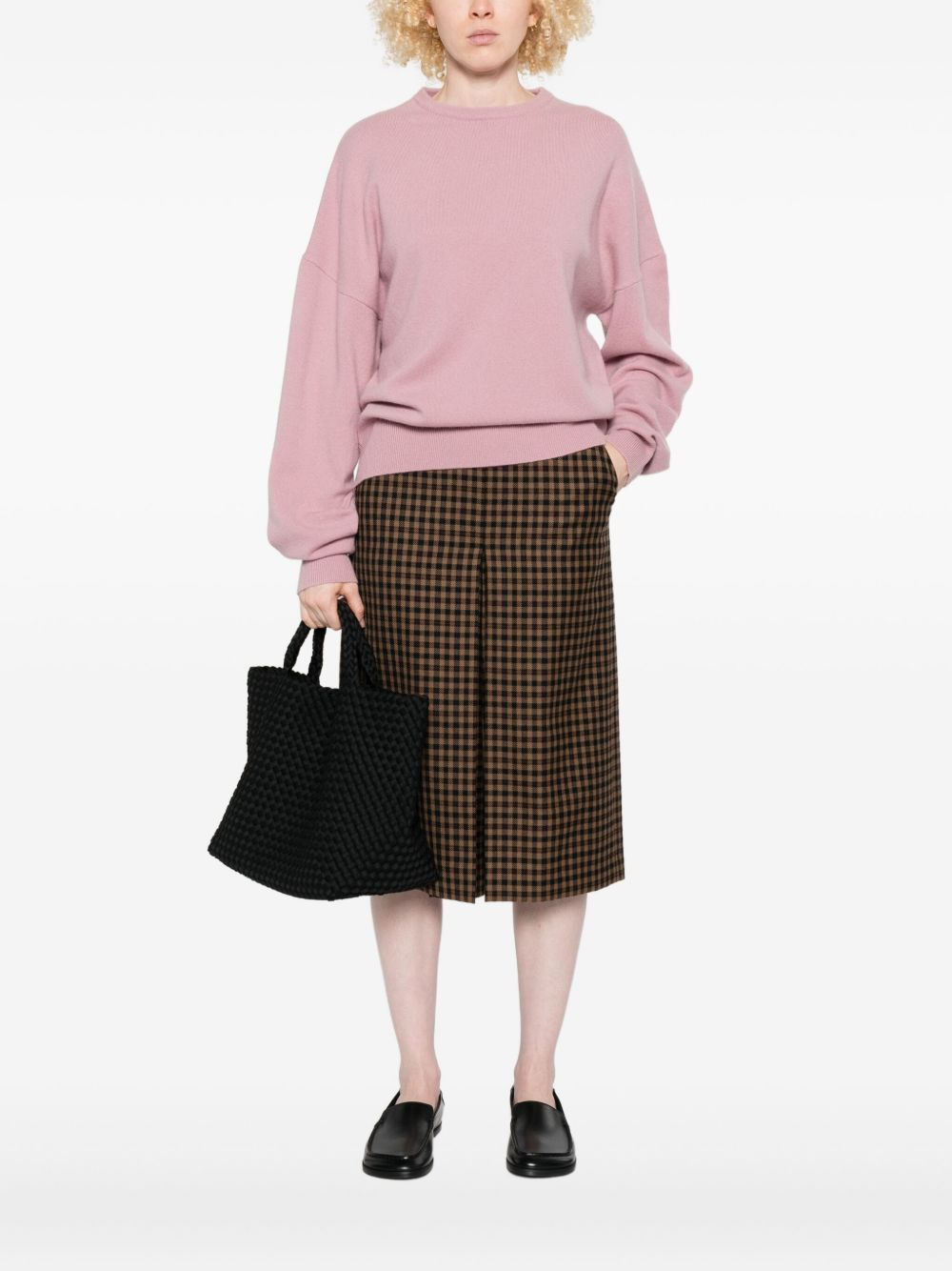 round-neck cashmere sweater - 2