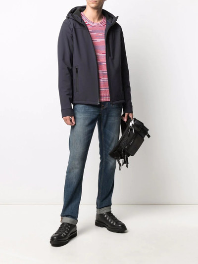 Paul & Shark stretch-design hooded zip-up jacket outlook