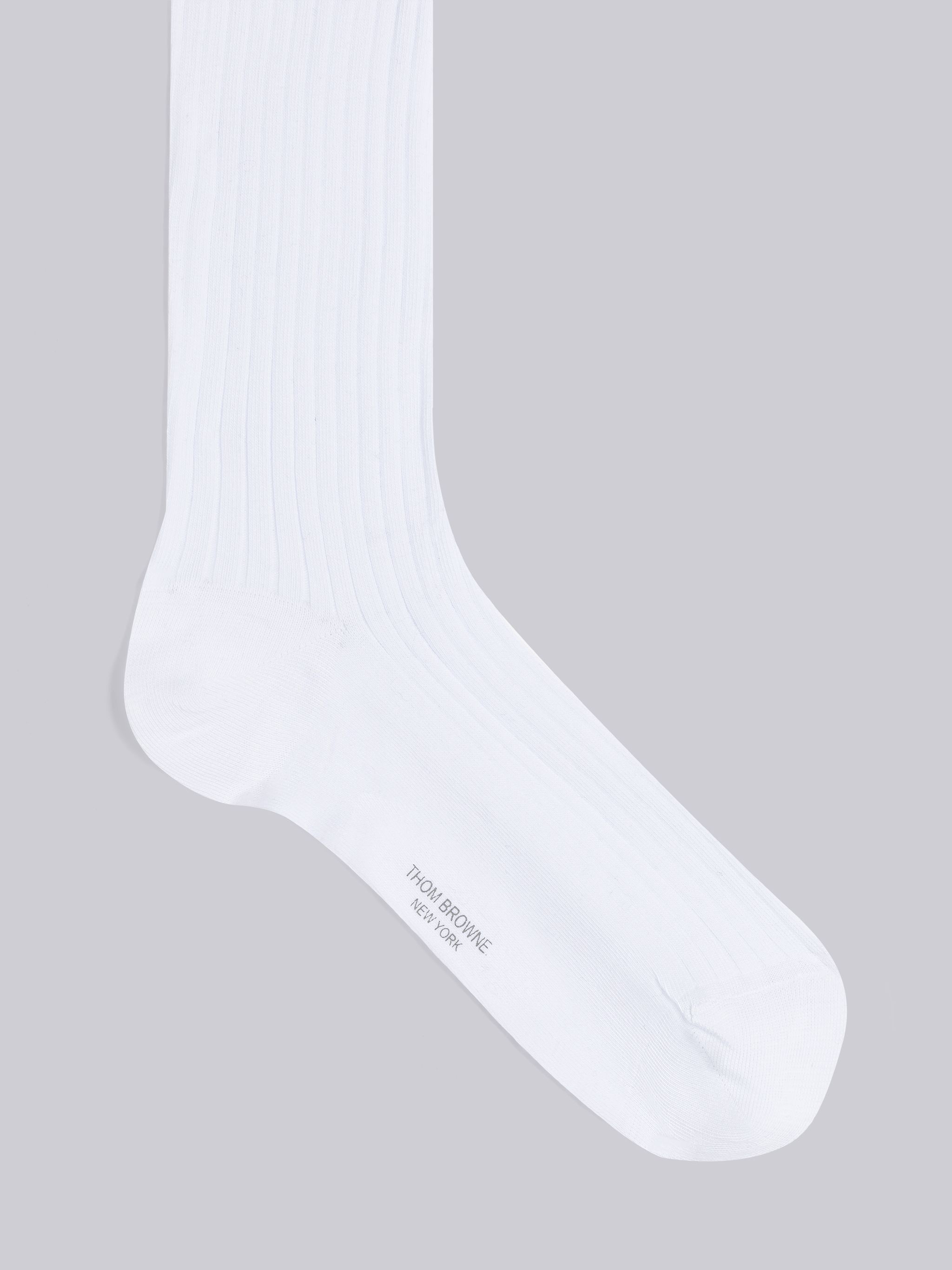 Cotton Essential Rib Stitch Mid Calf Socks - 2
