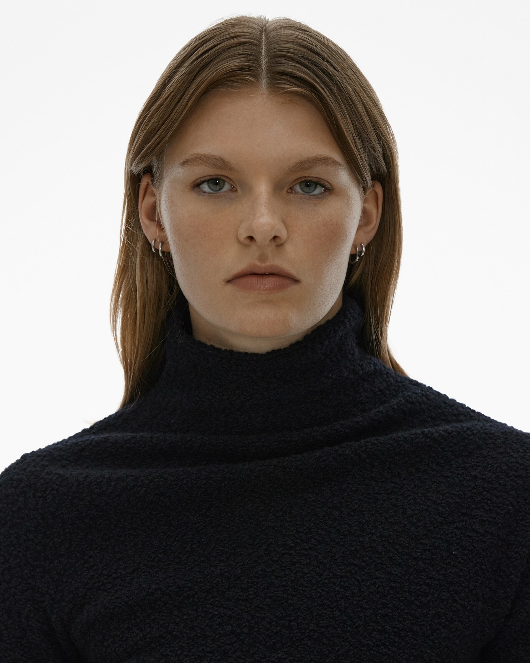 ASYMMETRICAL TURTLENECK SWEATER - 7